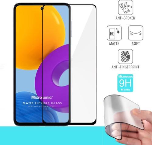 Samsung Galaxy M52 Seramik Matte Flexible Ekran Koruyucu Siyah