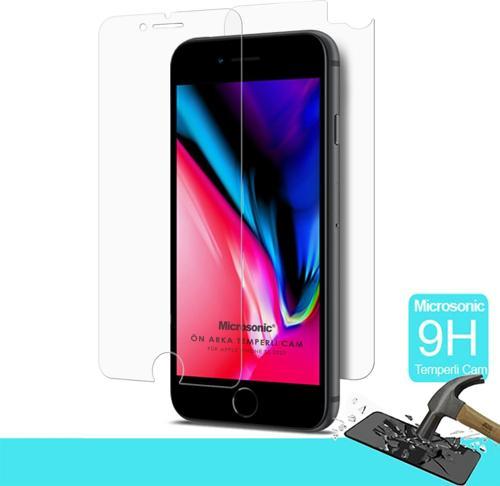 Full Body Temperli Cam Ekran Koruyucu iPhone SE 2022 Ön + Arka