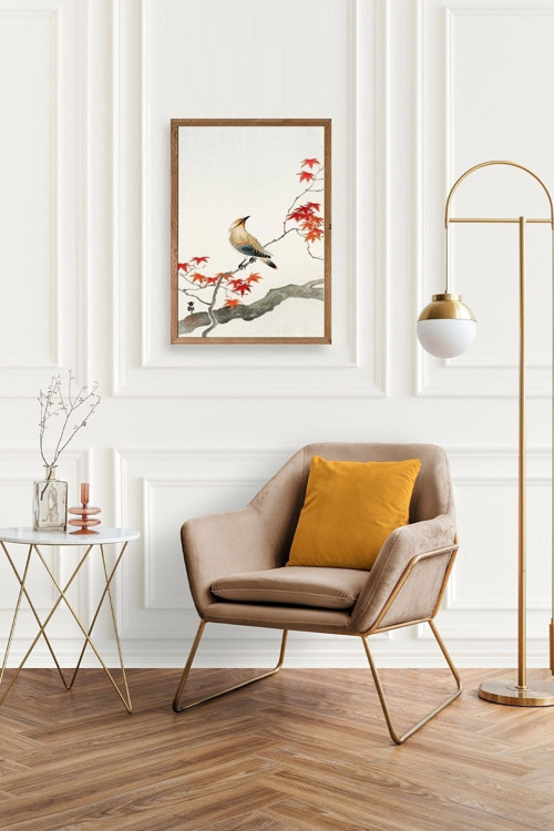 Büro Ev Ofis Dekoru için 50x70CM Tekli Ahşap Çerçeveli OKoson Tablo No12