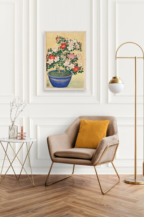 Büro Ev Ofis Dekoru için 30x42CM Tekli Ahşap Çerçeveli OKoson Tablo No38