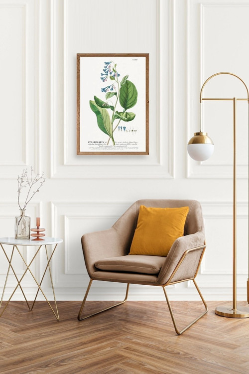 Büro Ev Ofis Dekoru için 50x70CM Tekli Ahşap Çerçeveli Stupell Tema Tablo No7