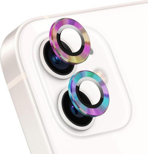 Apple iPhone 12 Tekli Kamera Lens Koruma Camı Renkli