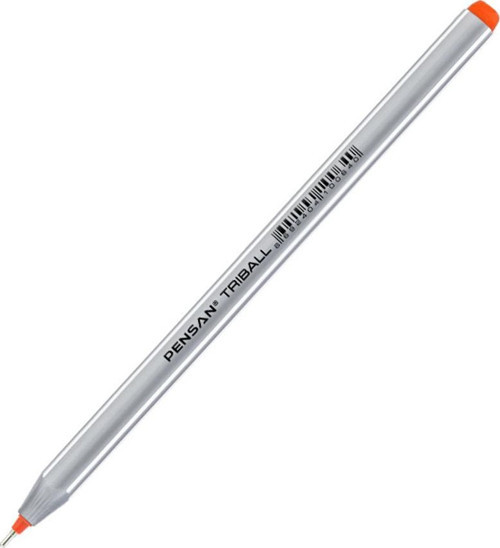 Tükenmez Kalem Triball 1.0 MM Bilye Uç Turuncu 12 Lİ (1 Paket 12 Adet)