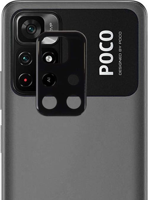 Xiaomi Poco M4 Pro Kamera Lens Koruma Camı V2 Siyah