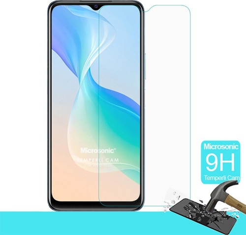 Vivo Y33s Tempered Glass Cam Ekran Koruyucu