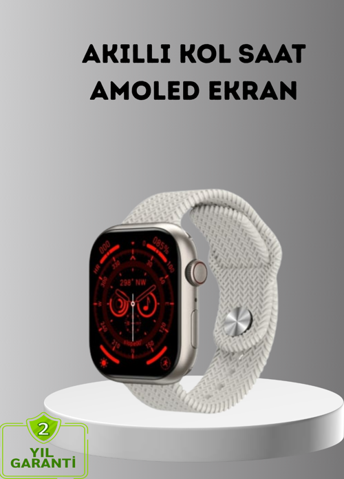 Bluetooth 5.2 Akıllı Saat Kablosuz Şarjlı Sesli Asistanlı 420 mAh Günlük Kullanım