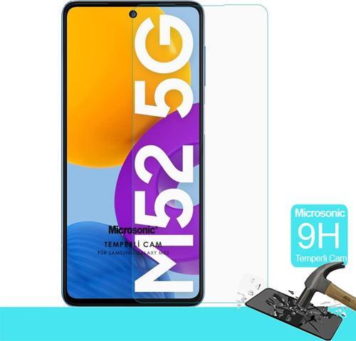 Samsung Galaxy M52 Tempered Glass Cam Ekran Koruyucu