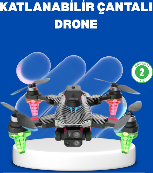 1080P Full HD Katlanabilir Drone Uzun Uçuş Süreli Hafif Tasarım