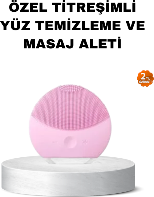 Silikon Yüz Temizleme ve Masaj Aleti – Su Geçirmez, Taşınabilir ve Cilt Dostu