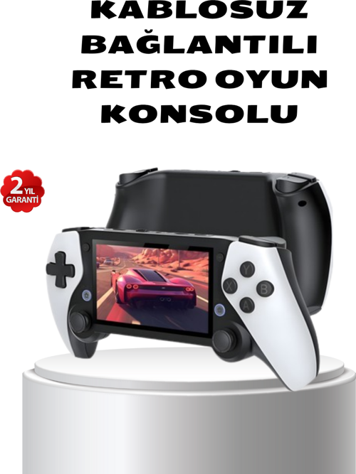 Taşınabilir Retro Oyun Konsolu – 4.3 İnç Ekran, 64 GB Hafıza ve Klasik Oyun Arşivi