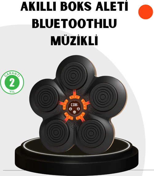 Evde Fitness İçin Akıllı Boks Makinesi Işıklı Vuruş Noktalı Bluetoothlu