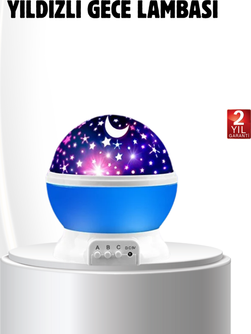 LED Gece Lambası 6 Renk Seçenekli Yumuşak Işıklı Uyku Yardımcı Lamba