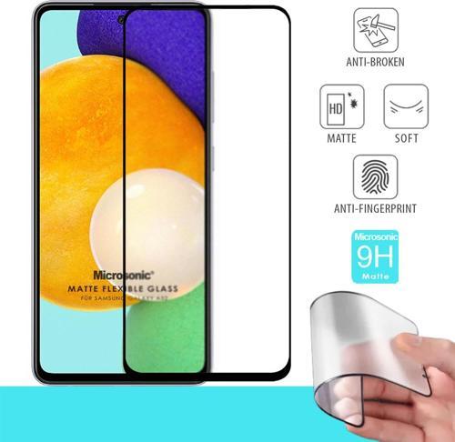 Samsung Galaxy A52s Seramik Matte Flexible Ekran Koruyucu Siyah