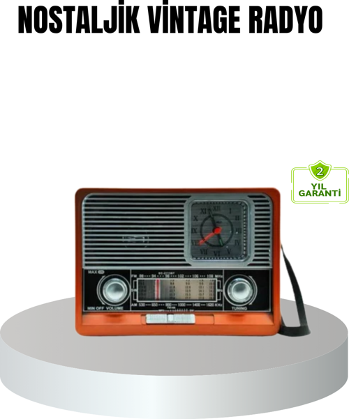 Vintage Radyo – Nostaljik Tasarım ve Modern Teknoloji Bir Arada