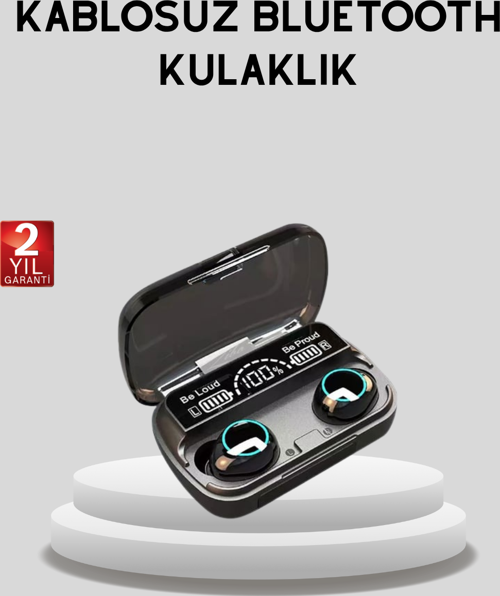 Bluetooth 5.1 M10 TWS Kulaklık Ergonomik Tasarım Yüksek Ses Kaliteli