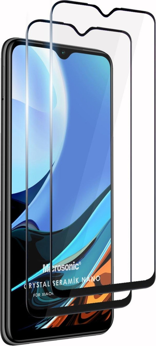 Xiaomi Redmi 9 Crystal Seramik Nano Ekran Koruyucu Siyah (2 Adet)