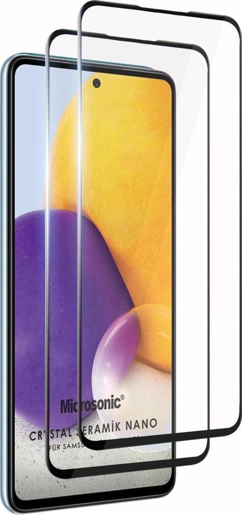Samsung Galaxy A52 Crystal Seramik Nano Ekran Koruyucu Siyah (2 Adet)