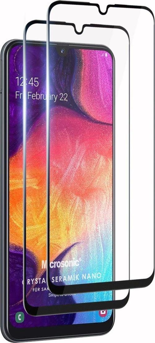 Samsung Galaxy A50 Crystal Seramik Nano Ekran Koruyucu Siyah (2 Adet)