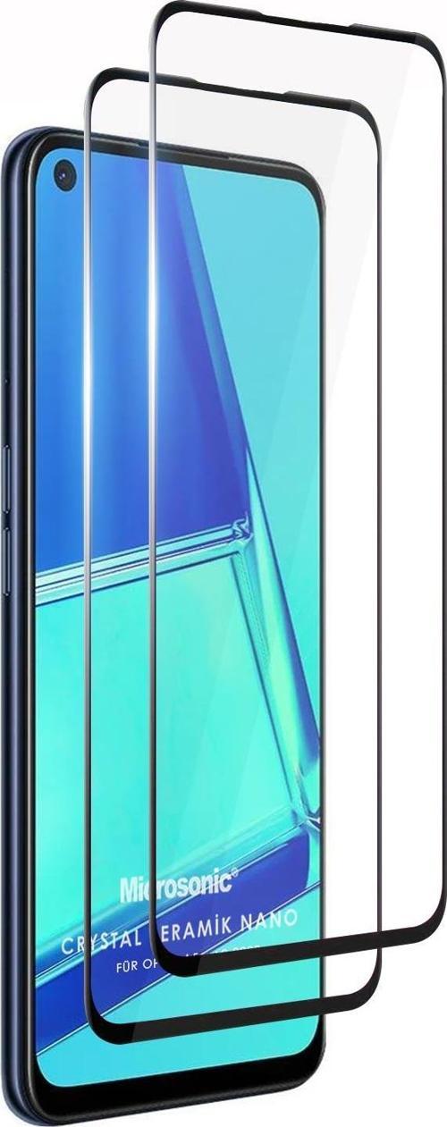 Oppo A72 Crystal Seramik Nano Ekran Koruyucu Siyah (2 Adet)