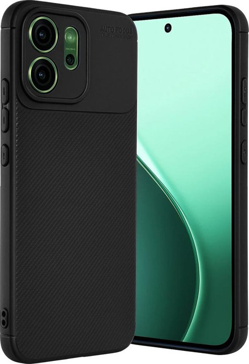 Oppo Reno 14F Kılıf Focus Carbon Desen Silikon Kapak