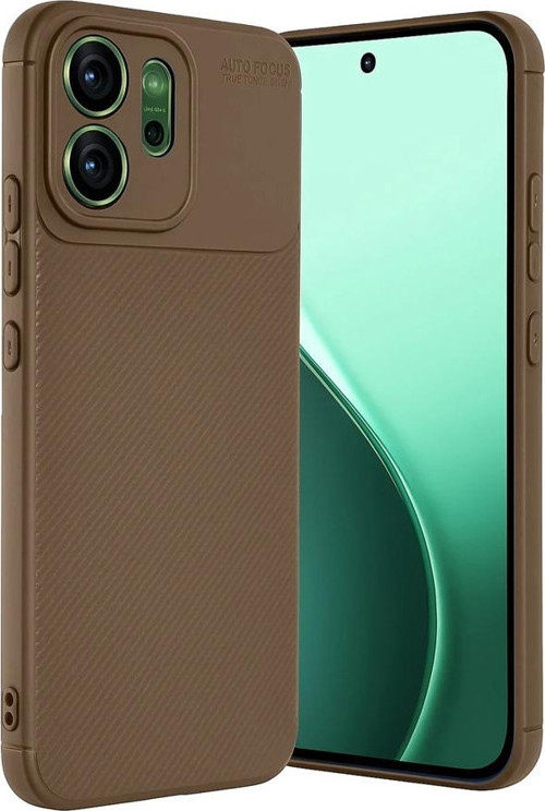 Oppo Reno 14F Kılıf Focus Carbon Desen Silikon Kapak