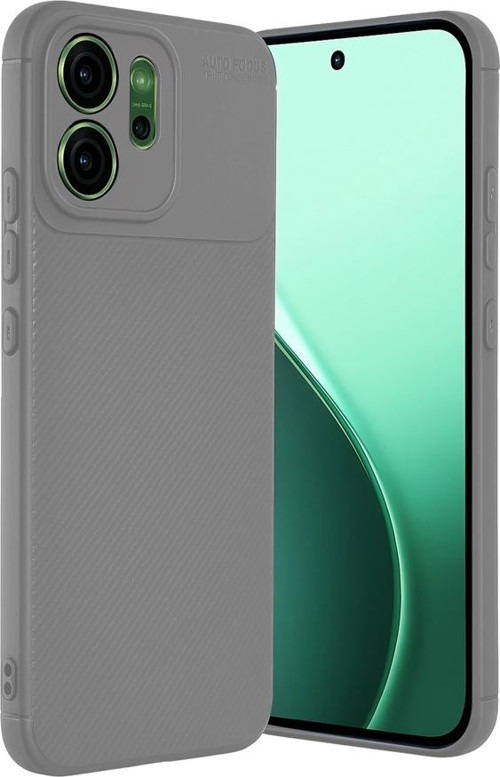 Oppo Reno 14F Kılıf Focus Carbon Desen Silikon Kapak