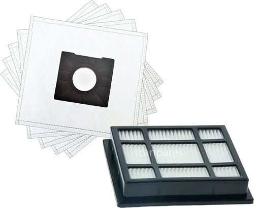Nilfisk İle Uyumlu Coupe Neo Elektrikli Süpürge Hepa Filtre ve Toz torbası 5 ADET
