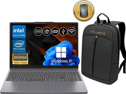 IP Slim 3 i5-13420H 40GB 1TB SSD W11Pro 15.6" Notebook 83K1004ETR ATL94 + Çanta & Mouse