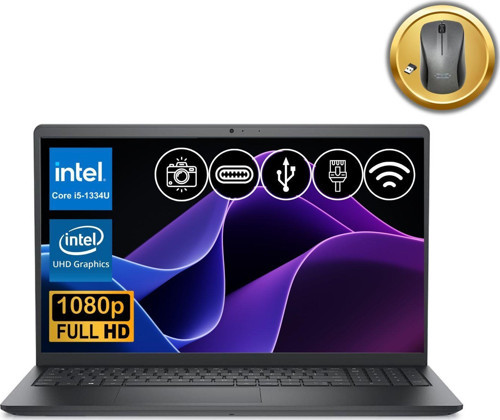 Vostro 3530 i5-1334U 8GB 2TB SSD 15.6" FHD Ubuntu N3409PVNB3530U ATL32 Notebook +Mouse Hediye