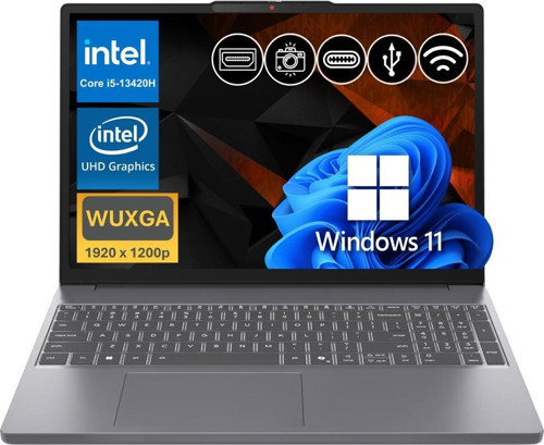 IdeaPad Slim 3 15IRH10 i5-13420H 24GB 1TB SSD W11Pro 15.6" Notebook 83K1004ETR ATL55