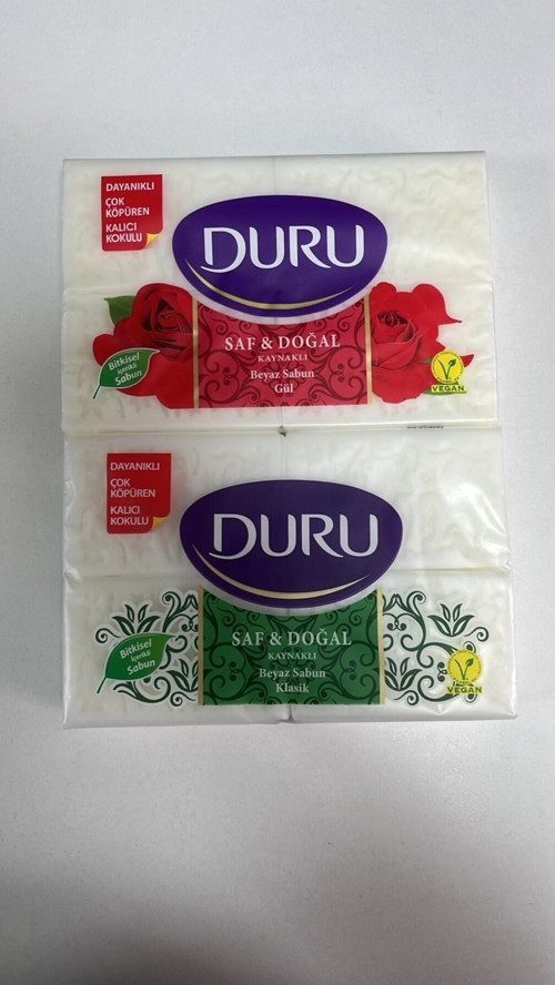 Saf Ve Doğal Kaynaklı Klasik - Gül Sabun 2X600 Gr
