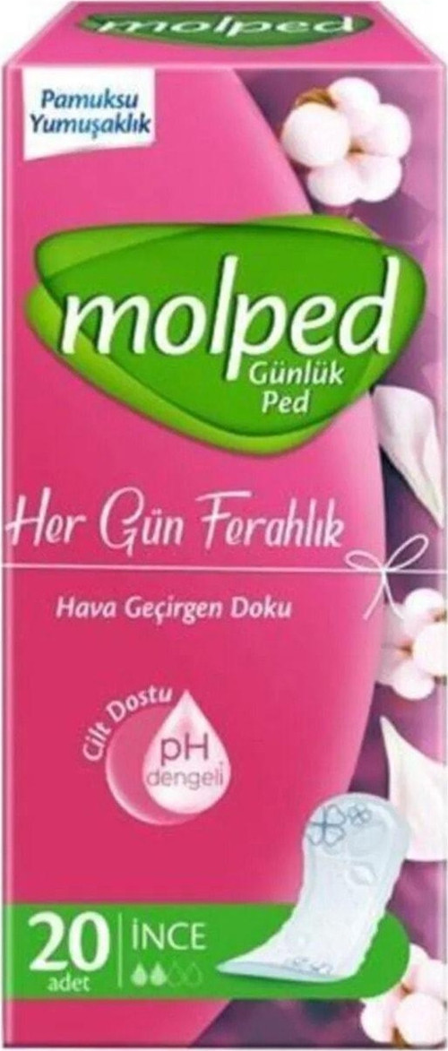 Uzun İnce Günlük Ped X 4 Adet