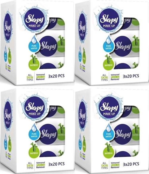 Yüz Temizleme Havlusu Bamboo Make Up 240 Yaprak (12Pkx20)
