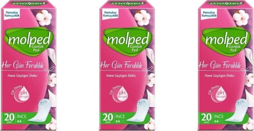 Molped Günlük Ped 20'Li 3X20