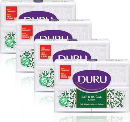 Saf & Doğal Kalıp Sabun Klasik 600 Gr 4'Lü Set