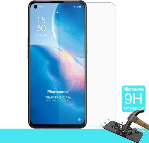 Oppo Reno 5 5G Tempered Glass Cam Ekran Koruyucu