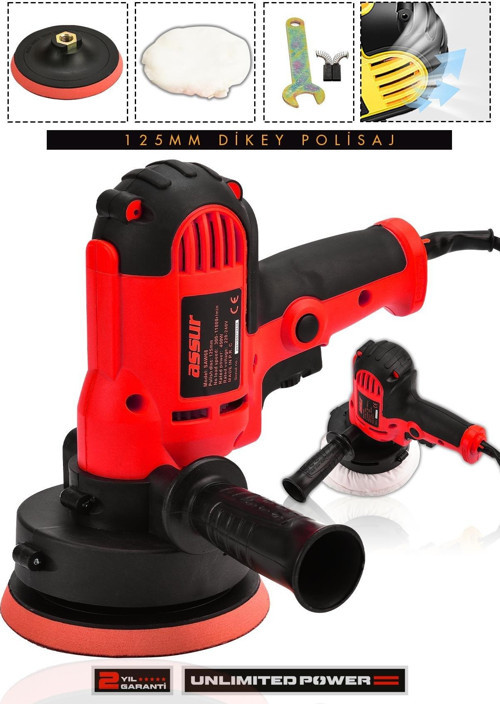 Pro 450W Elektrikli 125MM Dikey Polisaj Zımpara Makinesi