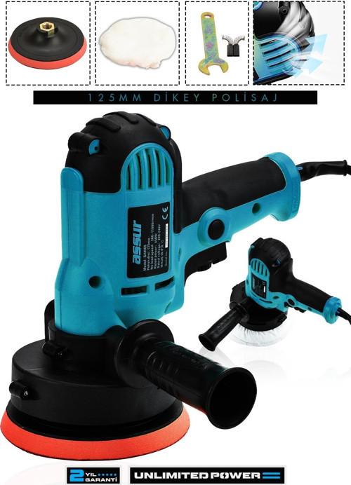 Pro 450W Elektrikli 125MM Dikey Polisaj Zımpara Makinesi