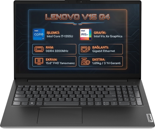 V15 G4 Intel Core i7-1355U 16GB 512GB SSD 15.6" FHD W11P Laptop, Notebook 83A100GPTR 032