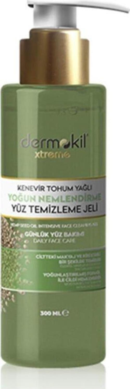 Kenevir Tohumu Yağlı Yoğun Nemlendirme Yüz Temizleme Jeli 300 ml