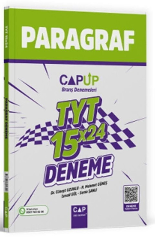Çap Yayınları YKS TYT Paragraf Birleştirilmiş Karne 15x24 UP Deneme Video Çözümlü
