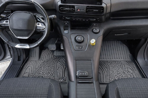 Premium Peugeot Rifter 2019 Sonrası UyumluHavuzlu Paspas | Katlanabilir Ön Yolcu Koltuğu