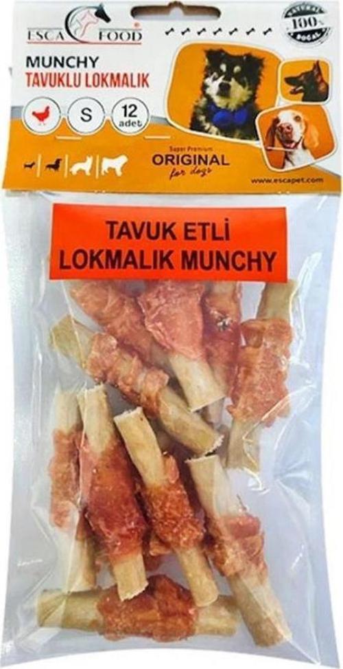 Munchy Tavuk Etli Lokmalık Köpek Ödül Maması 12 Adet