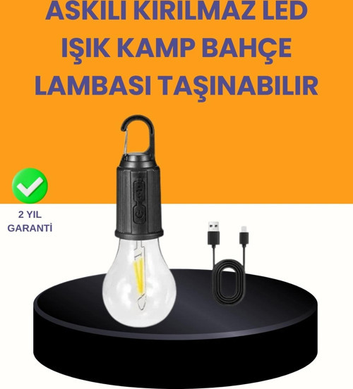 Çok Yönlü Asma Kancalı Kamp Işığı