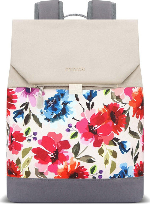 Mce-1306 14.1" Zen Eco Günlük Sırt Çantası Bej Çiçekli Notebook Sırt Çantası