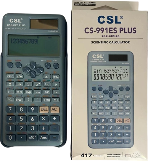 Cs-991Es Plus-Blue Mavi Fonksiyonel Hesap Makinesi