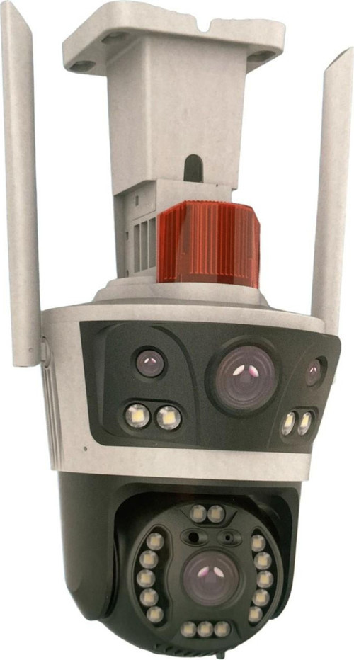 Apx-Wp262 6Mp 3.6Mm Çift Kamera 21 Led Wifi Ptz Güvenlik Kamerası