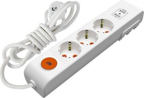 Rı-Tech 3Lü 5 Metre Anahtarlı 1Usb+1Type-C I Topraklı Grup Priz