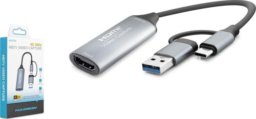 Hdx7856 Hdmi Video Capture Type-C + Usb3.0 4K 30Hz Gri