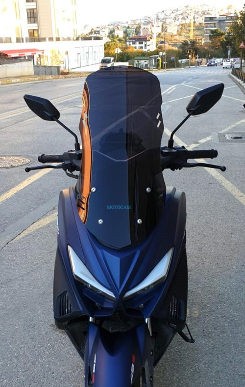 Arora Max T Easy 125 Ön Cam 2022-2025 Model 75cm Siyah Renkli 4mm UZUN CAM